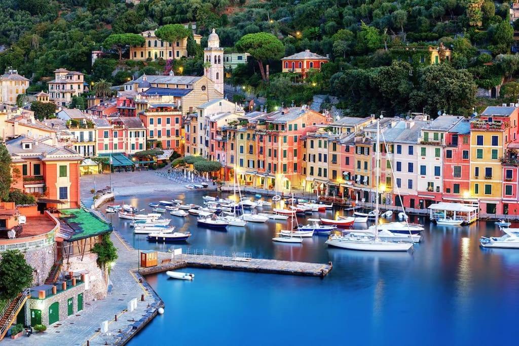 Portofino - Appartamento Vista Mare - Rooftop Terrazzo - In Centro Citta - Free Wifi ラッパロ エクステリア 写真